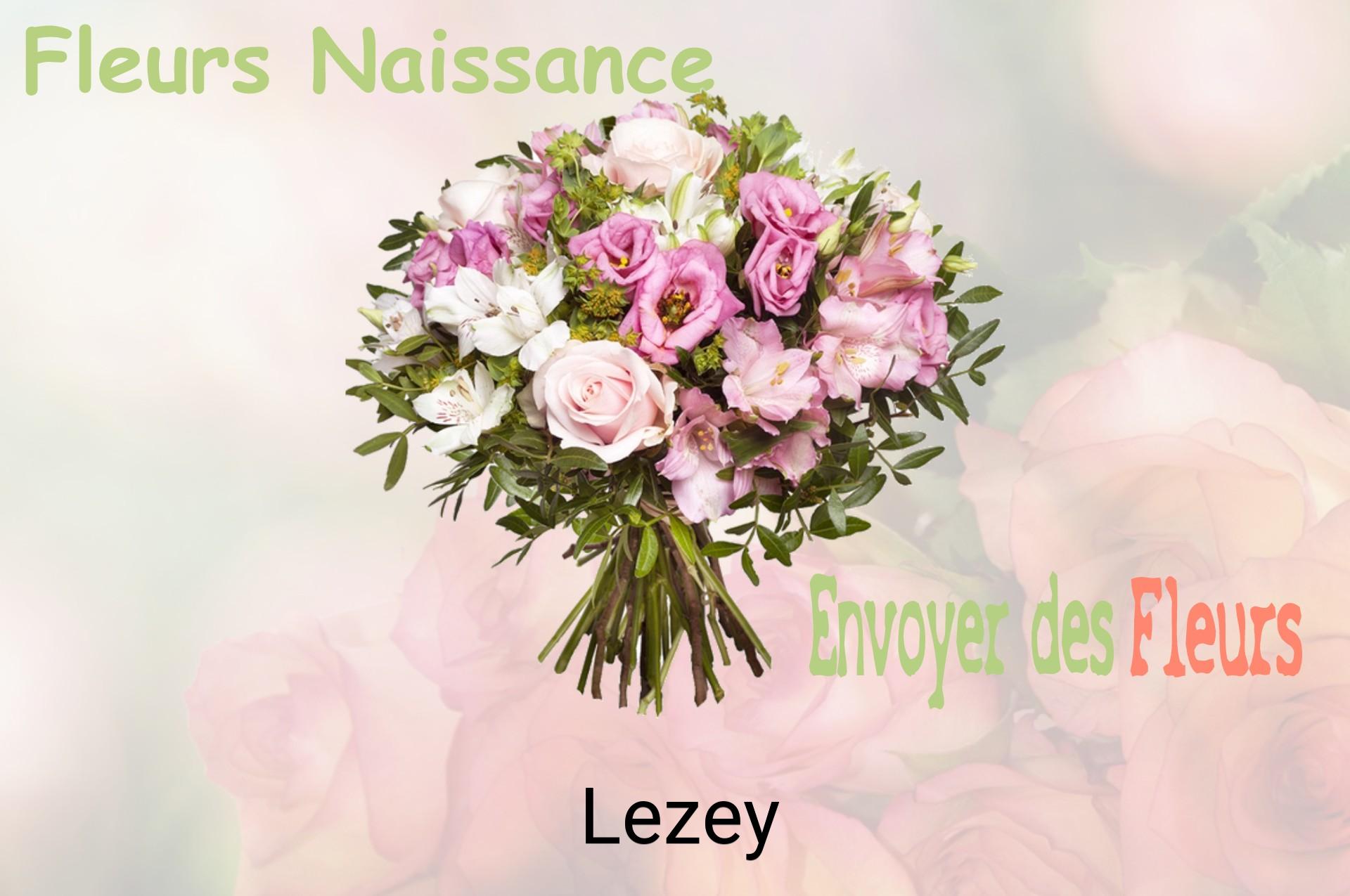 Bouquet de fleurs de naissance livré à Lezey